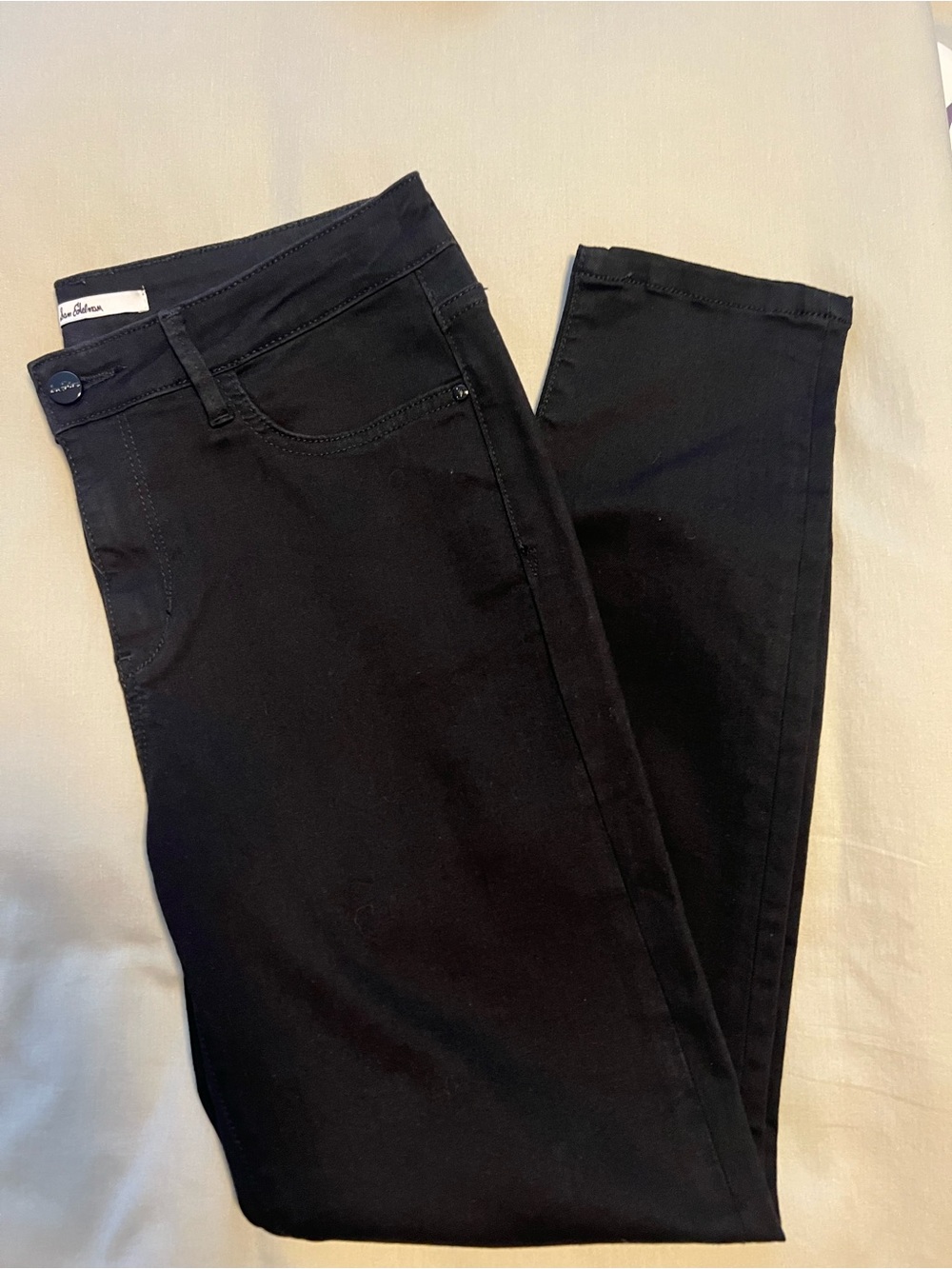 Sam Edelman The Kitten Mid-Rise Skinny Ankle Jeans in Black - Picture 7 of 16